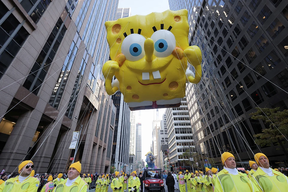 В Нью-Йорке прошел ежегодный парад в честь Дня благодарения. Фото: REUTERS