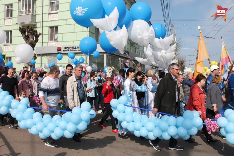 Демонстрация 1 мая рязань