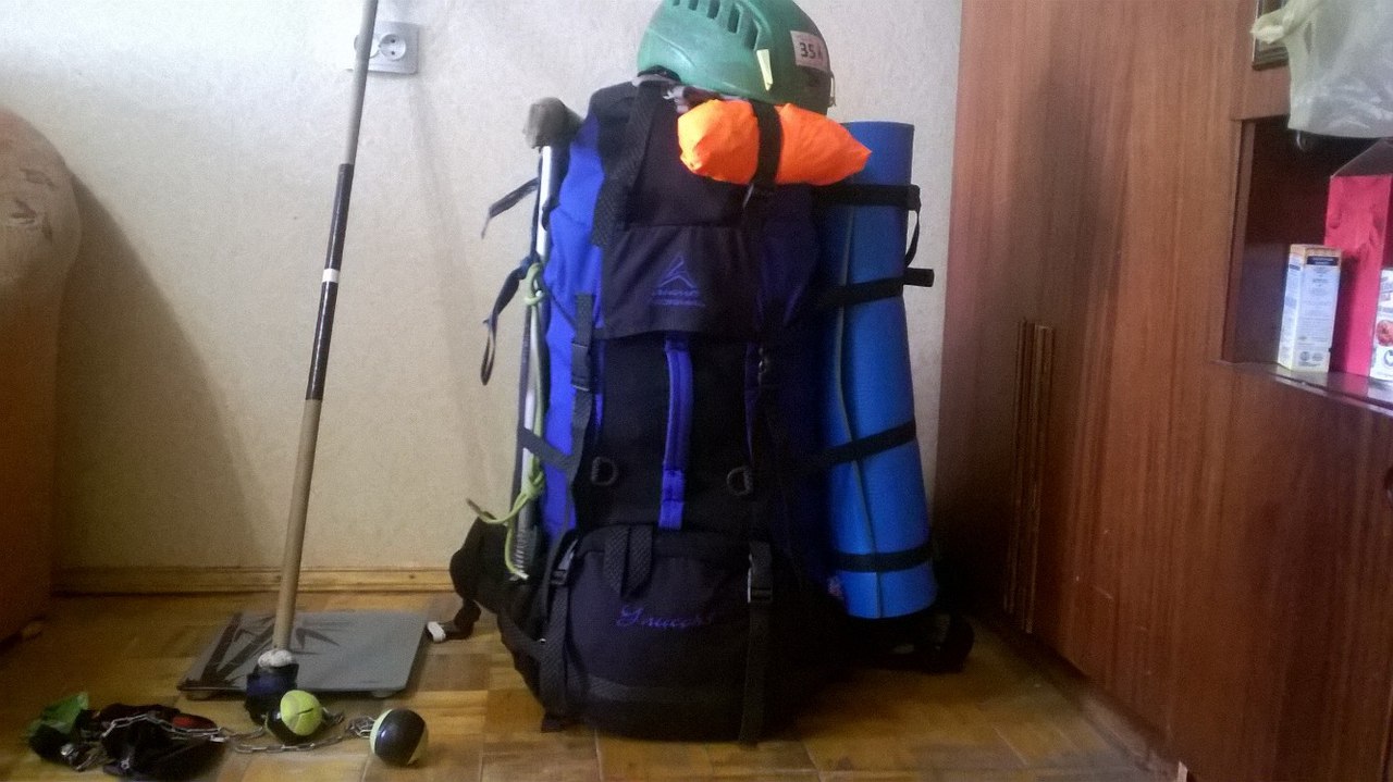 Рюкзак автостопщицы Алисы. Фото из личного архива героини материала.