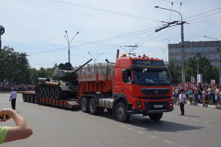 Скоро боевую машину вновь отвезут на Площадь Побед и вернут на постамент.