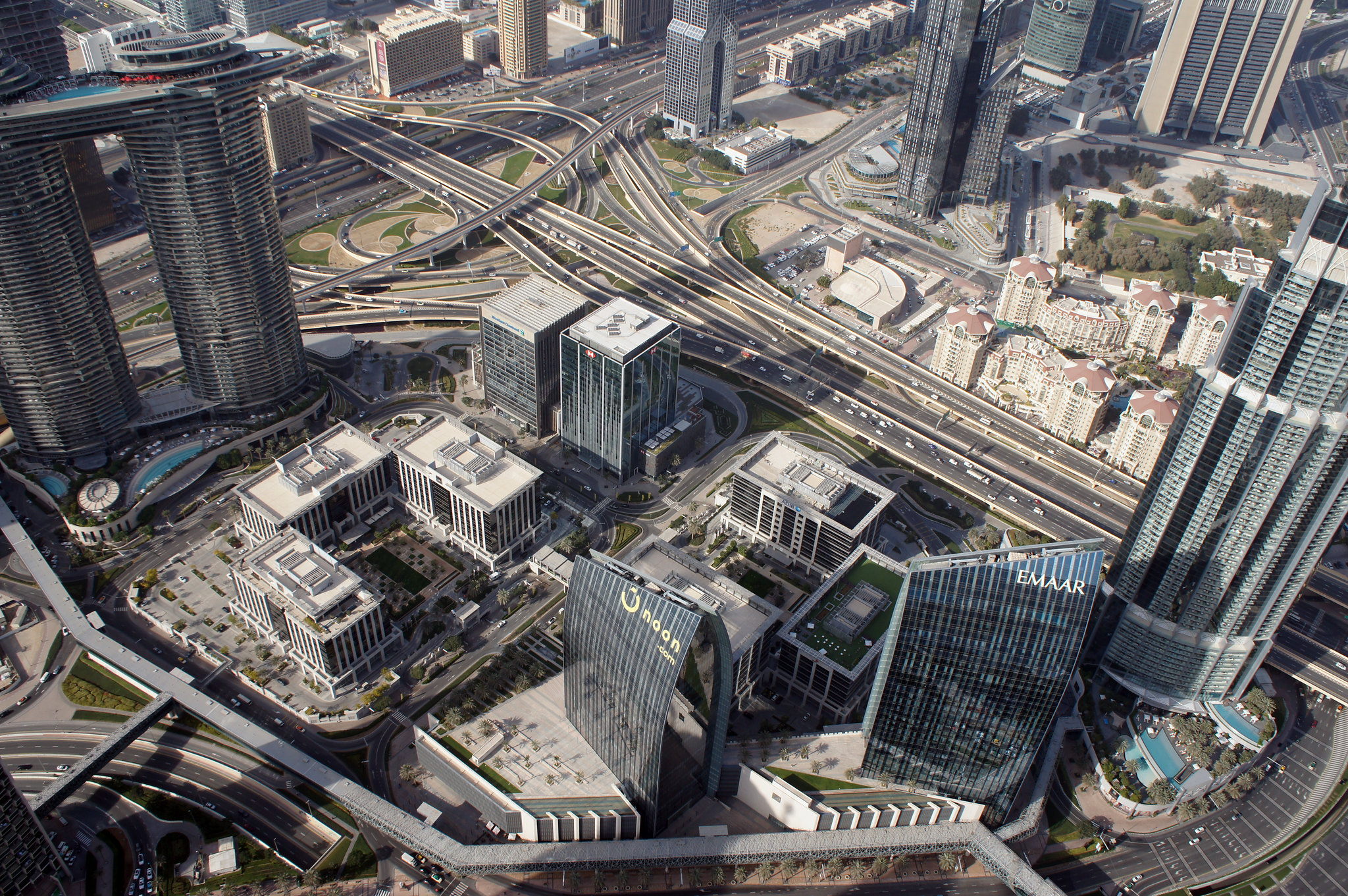 Многоуровневые развязки — обычное дело для Дубая
