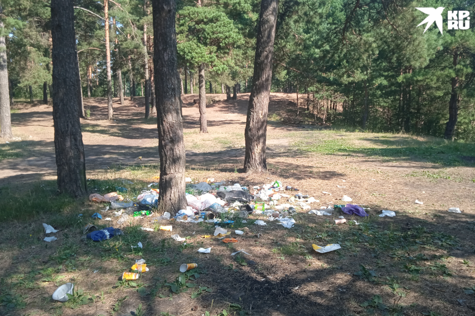 Стандартное свинство в месте отдыха.