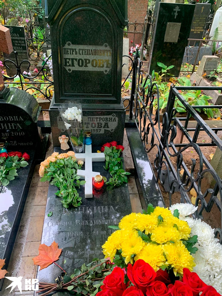 Похоронили бодрова сергея. Могила Бодрова. Могила Софии Конкиной на Пятницком кладбище.