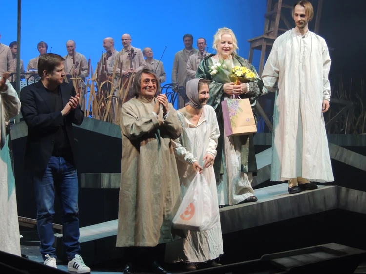 Полина Агуреева, Юрий Башмет и другие «соборяне» на поклонах после премьеры спектакля
