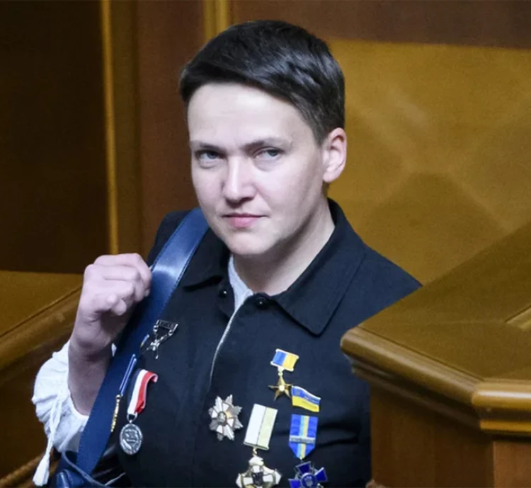 Надежда Савченко в стенах Рады.