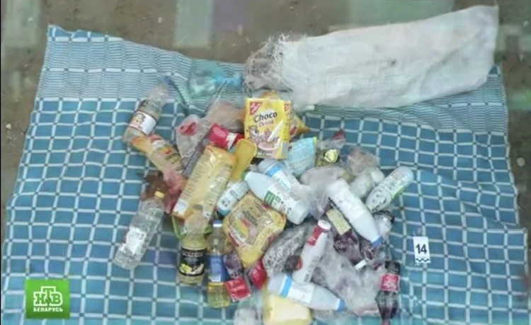 Убийцы украли из дома компьютер и продукты. Фото: стоп-кадр | видео НТВ Беларусь.